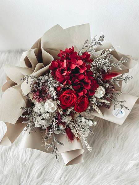 [Preserved] You and I (Allure)- 2 Stalks Preserved Roses Bouquet