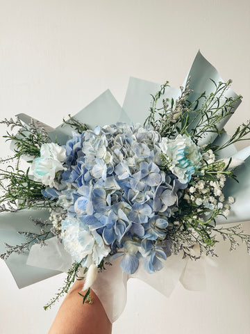 My Dearest One (Blue)- Hydrangea Bouquet