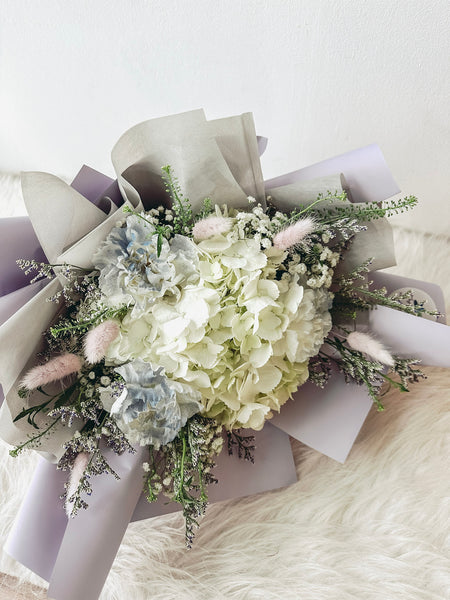 My Dearest One (White)- Hydrangea Bouquet