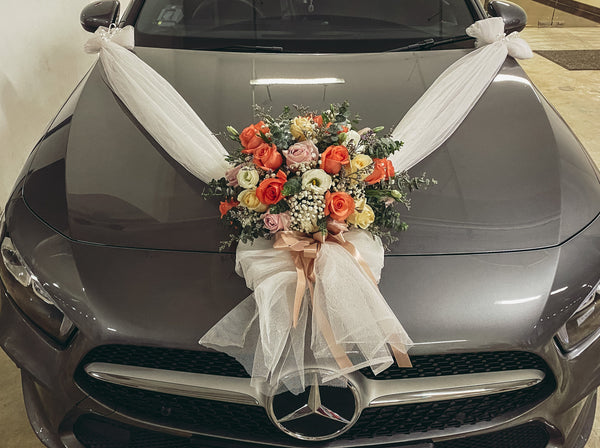 Wedding Car (Orange with Pink & Champagne)