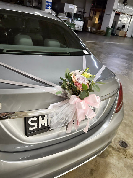 Wedding Car (Pink, Lilac & Champagne)