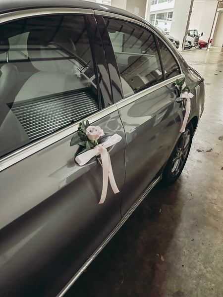 Premium Wedding Car (Pastel)