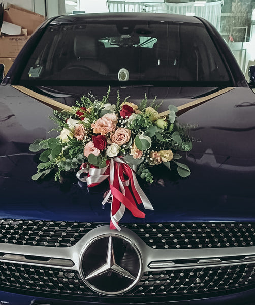 Wedding Car (Red, Cappuccino & White)