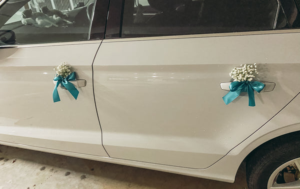 Wedding Car (White with some blues)